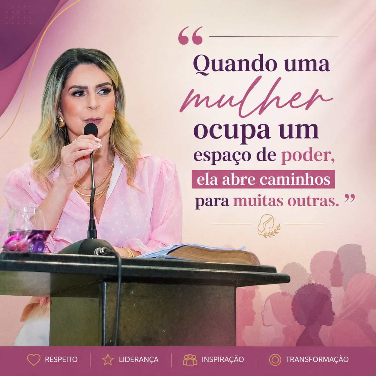 Vereadora Ithiara Madureira reforça compromisso com o protagonismo feminino